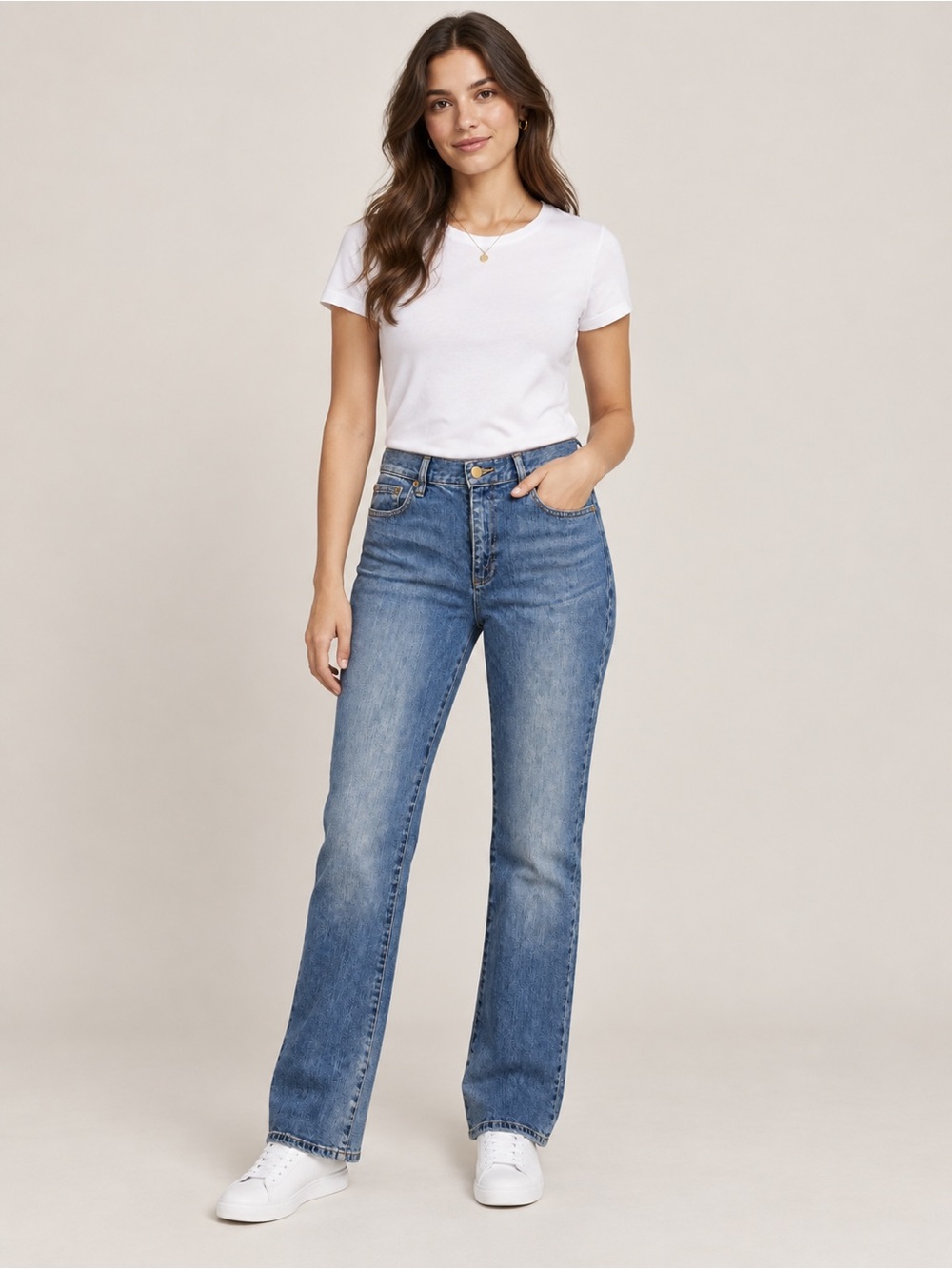 NWT Lauren Ralph Lauren Blue Straight-Leg Jeans Women’s 8